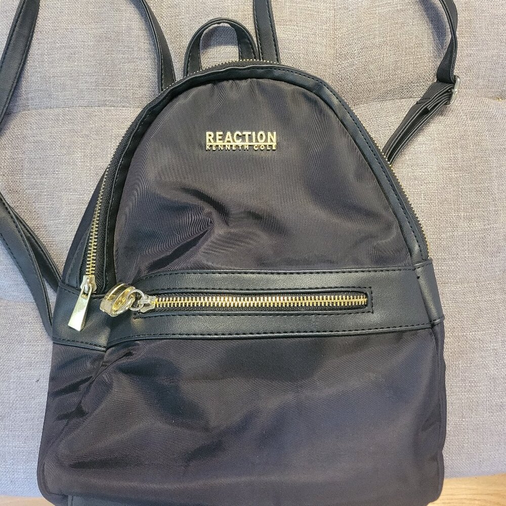 Kenneth Cole Reaction Satin Backpack with Leather